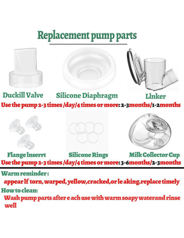 Válvula de pico de pato y diafragma bliblo S9/S12 - Rosa