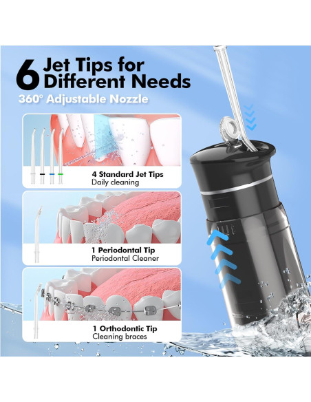 Hilo Dental Portátil Bezvoi Y825 Inalámbrico 5 Modos IPX7