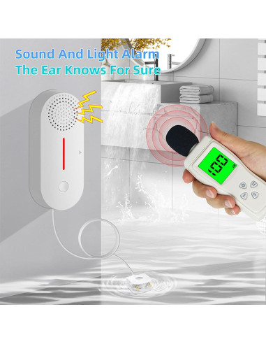 Detector de Fugas de Agua WiFi RESOME SW102 - 3 Piezas