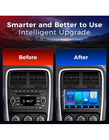 Estéreo de coche Kissound KS9702 Doble Din 7" Bluetooth Carplay