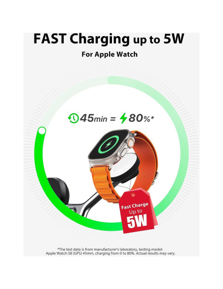 Estación de Carga Inalámbrica 3 en 1 Holami para Apple