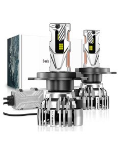 Bombillas Antiniebla NOVSIGHT H4 55000 Lúmenes 100000 Horas