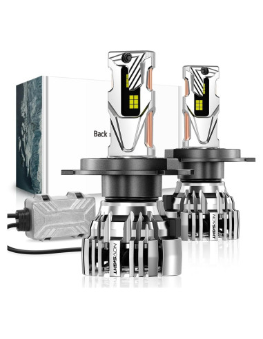 Bombillas Antiniebla NOVSIGHT H4 55000 Lúmenes 100000 Horas