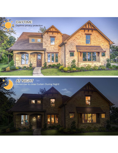 Película de Ventana HooTown 45x198 cm Privacidad Espejo UV