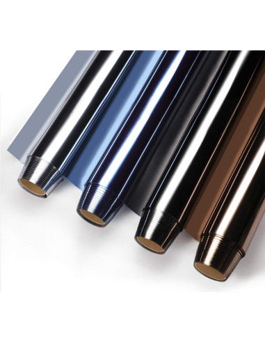 Película de Ventana HooTown 45x198 cm Privacidad Espejo UV