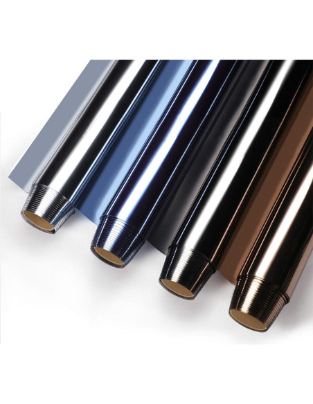 Película de Ventana HooTown 45x198 cm Privacidad Espejo UV