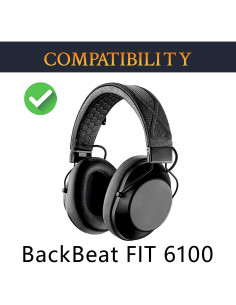 Almohadillas de Repuesto SOULWIT para Auriculares Plantronics FIT 6100 2