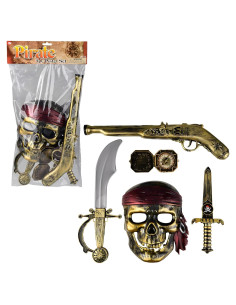 Conjunto de Pistolas Pirata 5 Piezas Rhode Island Novelty
