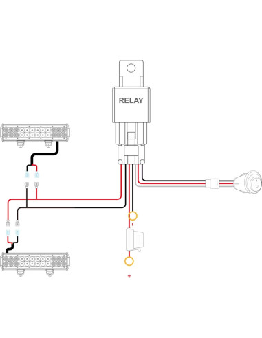 Luces LED de Niebla Inundadas Nilight ZH010 18W 2 Piezas