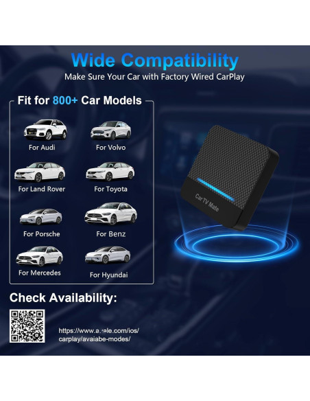 Adaptador Car TV Mate Pro HDMI con CarPlay Inalámbrico