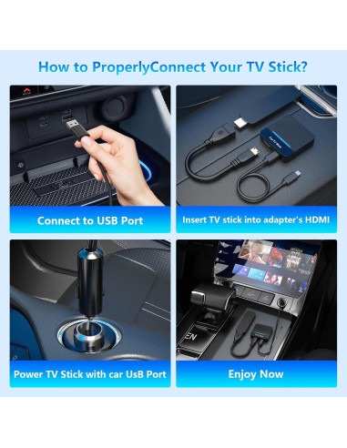 Adaptador Car TV Mate Pro HDMI con CarPlay Inalámbrico