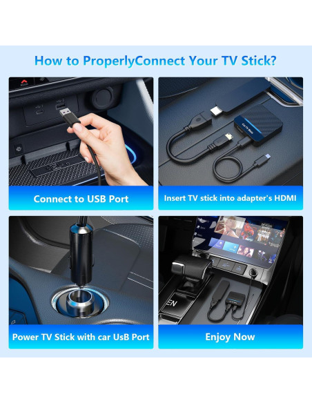 Adaptador Car TV Mate Pro HDMI con CarPlay Inalámbrico