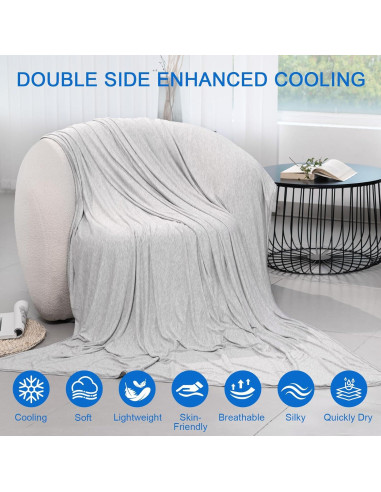 Manta Refrigerante CXXDE Reina 200x200 cm Suave y Transpirable