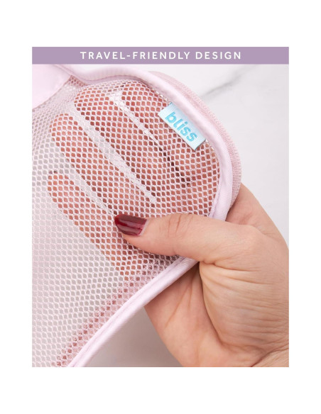 Cubos de Empaque Bliss 3Pcs Malva - Organizador de Viaje Nylon