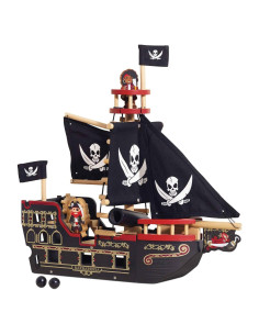 Barco Pirata Barbarossa Le Toy Van de Madera 43.9x17.5cm