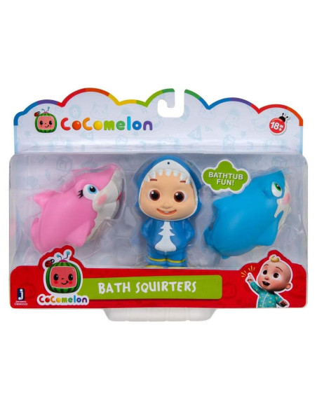 Juguetes de Baño CoComelon Set 2 Tiburones y JJ