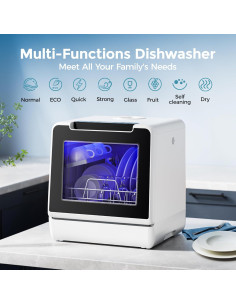 Lavavajillas Compacto Euhomy DW002-5A 8 Programas 5L 2