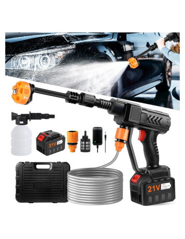 Pistola de Lavado a Presión Inalámbrica Pircaath 500PSI