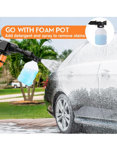 Pistola de Lavado a Presión Inalámbrica Pircaath 500PSI