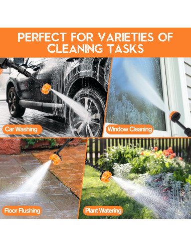 Pistola de Lavado a Presión Inalámbrica Pircaath 500PSI