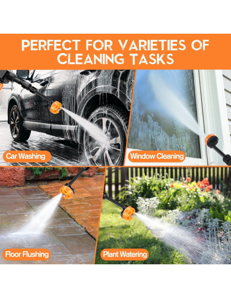 Pistola de Lavado a Presión Inalámbrica Pircaath 500PSI