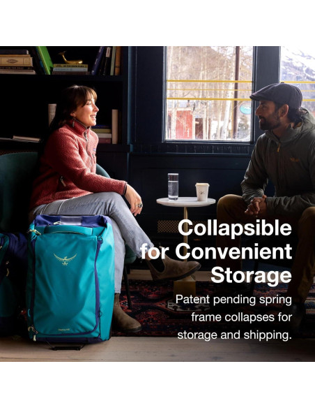 Duffel con Ruedas Osprey Daylite 40L Azul Spikemoss