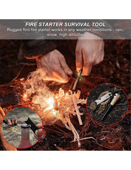 Auger Manual Scotch Eye HNONPW con Funda de Cuero 5cm Marrón