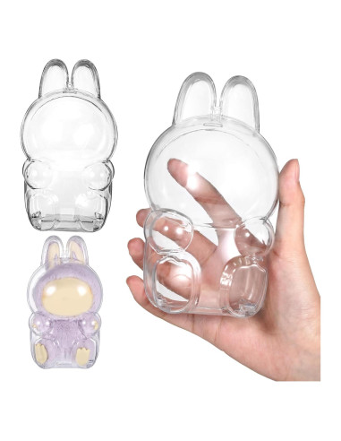 Funda Protectora Labubu Beibunhn Transparente 17.3x10.4cm