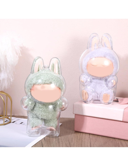 Funda Protectora Labubu Beibunhn Transparente 17.3x10.4cm