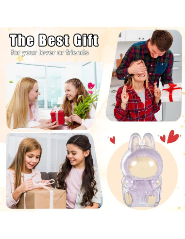 Funda Protectora Labubu Beibunhn Transparente 17.3x10.4cm