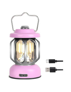 Linterna Retro LED Recargable SEAMAGIC 2000mAh Rosa