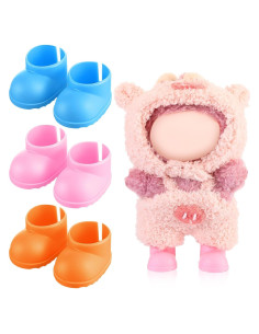 3 Pares de Botas de Lluvia para Muñecas 17cm Shyyween