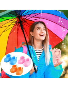 3 Pares de Botas de Lluvia para Muñecas 17cm Shyyween 2