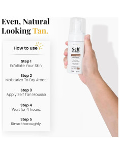 Mousse Autobronceador Team Tan 100 ml Oscuro para Cara y Cuerpo 2