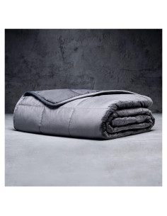Manta con Peso LUXOME 137x183 cm 6.8 kg Gris Lavable
