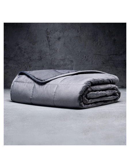 Manta con Peso LUXOME 137x183 cm 6.8 kg Gris Lavable