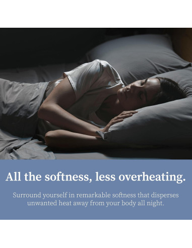 Conjunto de Sábanas Twin Coop Home Goods Cool+ Gris Paloma