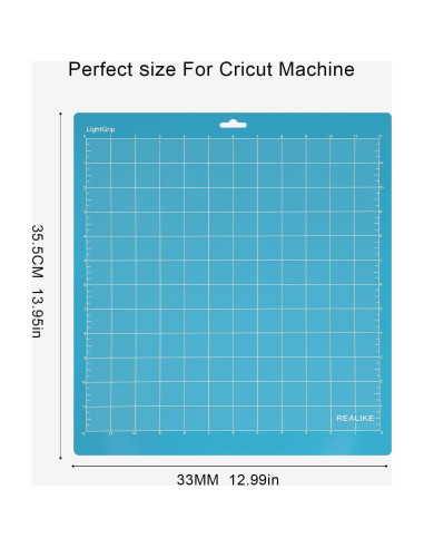 Mat de Corte REALIKE LightGrip 12x12 Azul para Cricut