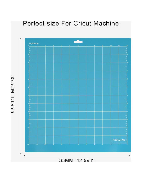 Mat de Corte REALIKE LightGrip 12x12 Azul para Cricut