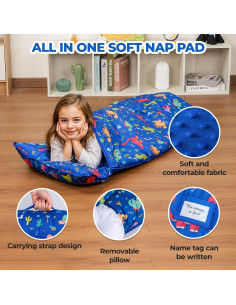 Colchoneta para Siesta Niños Kulahlik 104x84 cm con Mochila 2