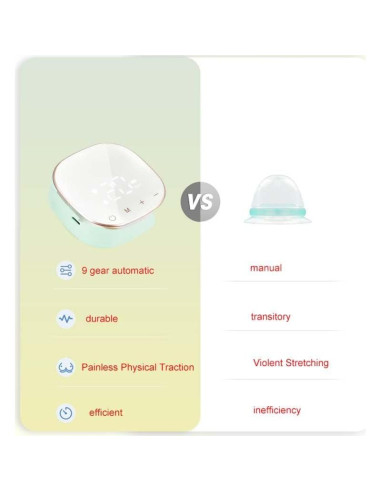 Corrector Eléctrico de Pezones Planos o Invertidos - Verde