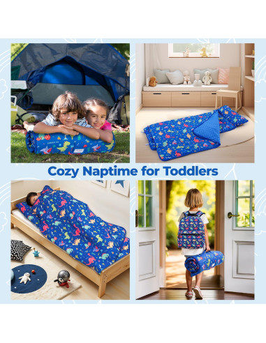 Colchoneta para Siesta Niños Kulahlik 104x84 cm con Mochila