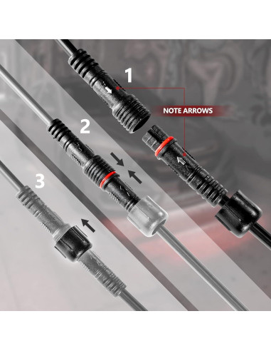 Luces LED de interior OPT7 Aura 4 piezas RGB con control remoto