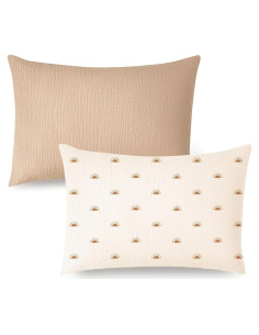 Funda de Almohada de Muselina Konssy 100% Algodón 13x18 cm - 2 Pzas