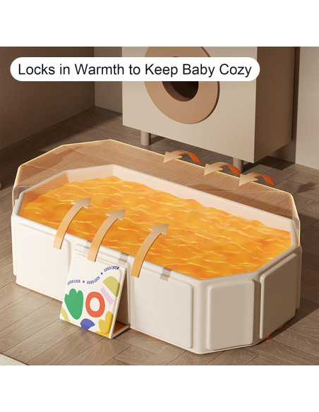 Bañera Plegable para Bebés DUSHARKFUN 1.2 kg Blanca Bañera Plegable para Bebés DUSHARKFUN 1.2 kg Blanca