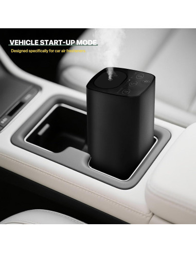 Difusor de Aceite Esencial Sin Agua FUSMLI Portátil Negro