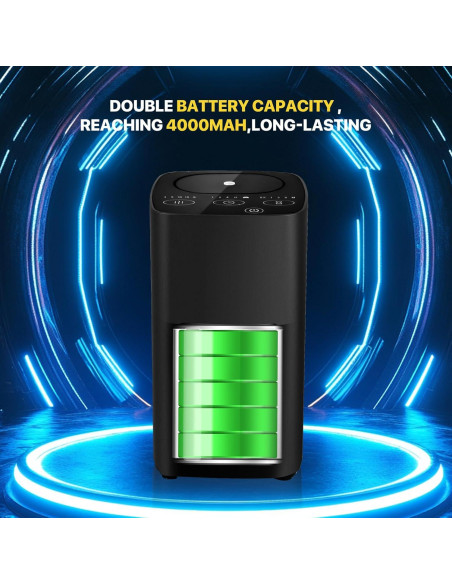 Difusor de Aceite Esencial Sin Agua FUSMLI Portátil Negro