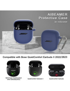 Funda de Silicona AIBEAMER para Bose QuietComfort II y Ultra 2