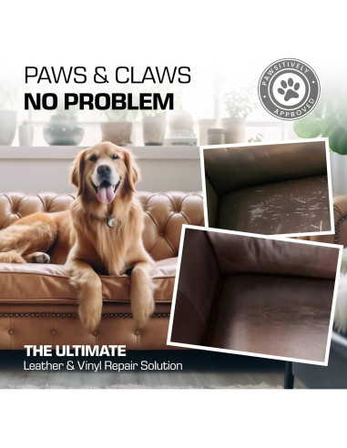 Kit de Reparación de Cuero y Vinilo FORTIVO - 288g, Todo en Uno