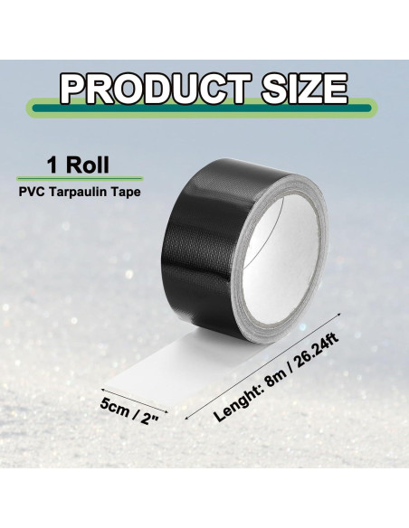 Cinta de Reparación de Toldos PATIKIL 8m x 5cm Impermeable